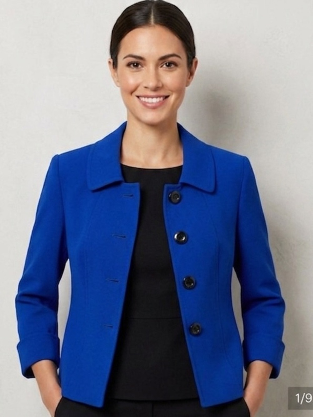 Tahari Royal Blue Suit Jacket